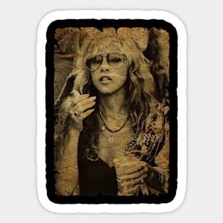 VINTAGE STEVIE NICKS COKE Sticker